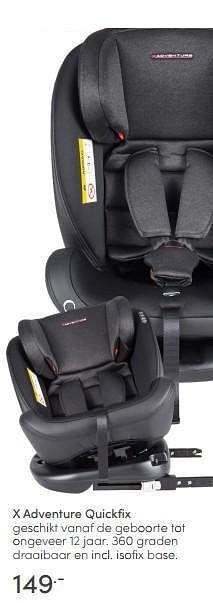 Baby & Tiener X adventure quickfix aanbieding