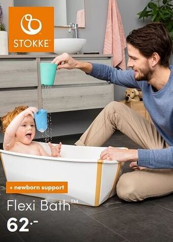 Baby & Tiener Stokke flexi bath aanbieding