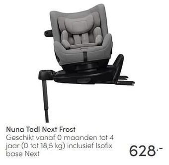 Baby & Tiener Nuna todl next frost aanbieding