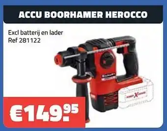 Einhell accu boorhamer herocco