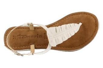 Berca Shoes Tamaris Sandaal Dames - Wit aanbieding