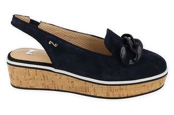 Berca Shoes Nathan-Baume Sandaal Dames Volledig Leder - Blauw aanbieding