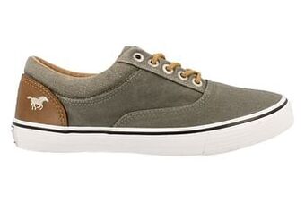 Berca Shoes Mustang Veterschoen Jongens - Kaki aanbieding