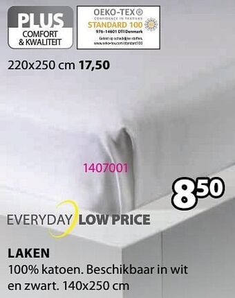 Jysk Laken aanbieding