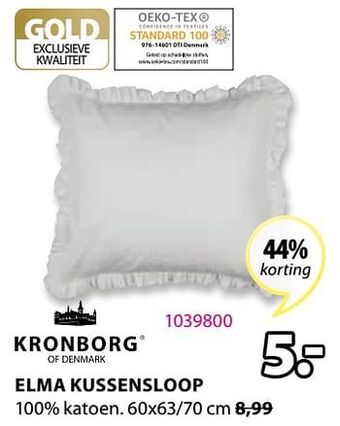 Jysk Elma kussensloop aanbieding
