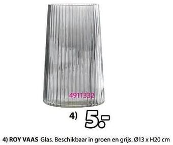 Jysk Roy vaas aanbieding