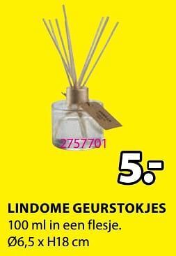 Jysk Lindome geurstokjes aanbieding