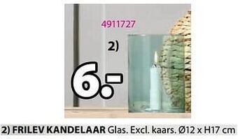 Jysk Frilev kandelaar aanbieding