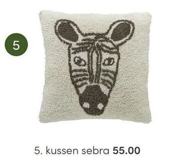 Baby & Tiener Lifetime kussen sebra aanbieding