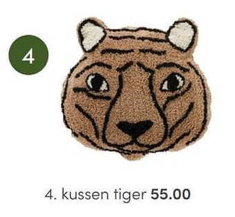 Baby & Tiener Lifetime kussen tiger aanbieding