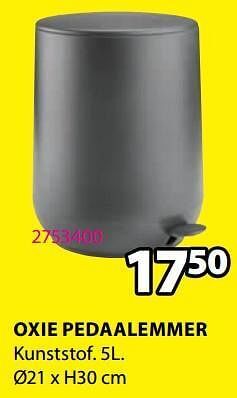 Jysk Oxie pedaalemmer aanbieding