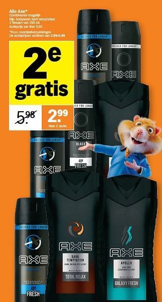 Albert Heijn Bodywash dark temptation aanbieding