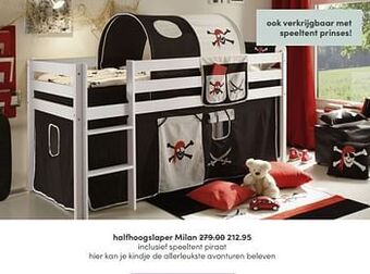 Baby & Tiener Halfhoogslaper milan aanbieding