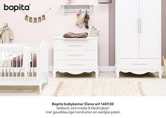 Baby & Tiener Bopita babykamer elena wit aanbieding