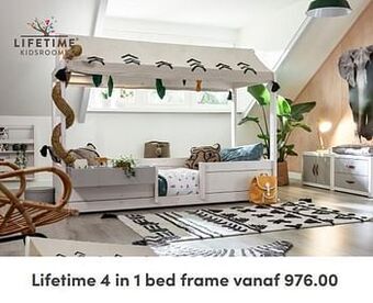 Baby & Tiener Lifetime 4 in 1 bed frame aanbieding
