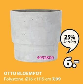 Jysk Otto bloempot aanbieding