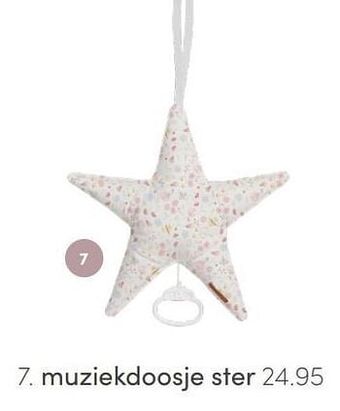 Baby & Tiener Little dutch muziekdoosje ster aanbieding