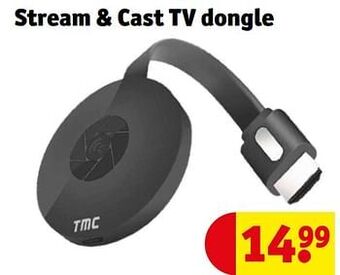Kruidvat Tmc stream + cast tv dongle aanbieding