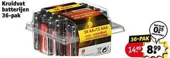 Kruidvat Kruidvat batterijen aanbieding