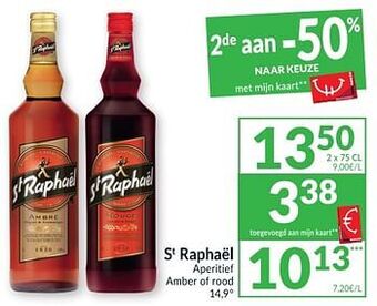 Intermarché St raphaël aperitief amber of rood aanbieding