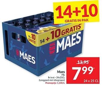 Intermarché Maes pils aanbieding
