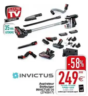 Cora Aspirateur stofzuiger invictus 09 aanbieding