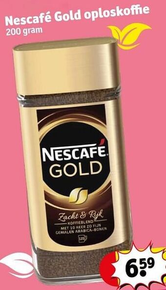 Kruidvat Nescafé gold oploskoffie aanbieding