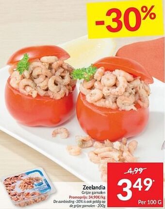 Intermarché Zeelandia grijze garnalen aanbieding