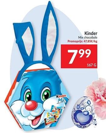 Intermarché Kinder mix chocolade aanbieding