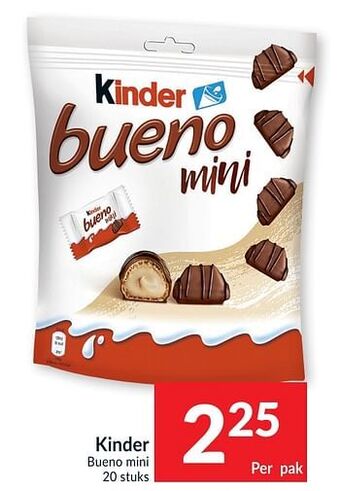 Intermarché Kinder bueno mini aanbieding