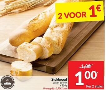 Intermarché Stokbrood wit of boeren aanbieding