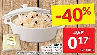 Intermarché Zuurkool aanbieding