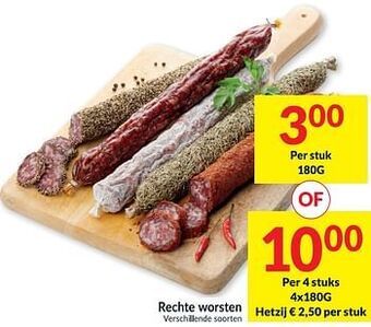 Intermarché Rechte worsten aanbieding