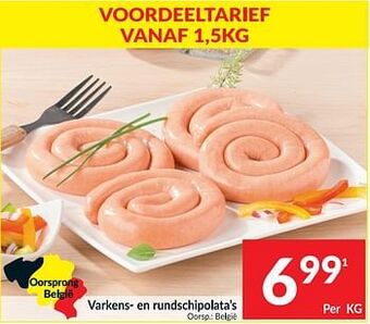 Intermarché Varkens- en rundschipolata`s aanbieding