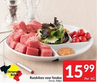 Intermarché Rundvlees voor fondue aanbieding