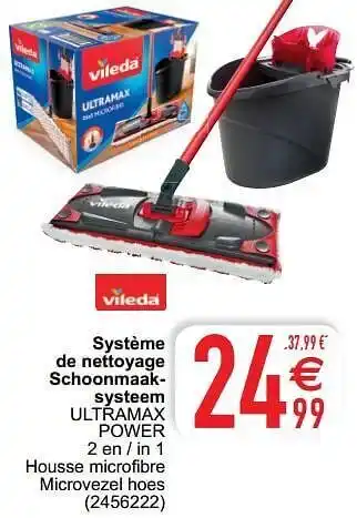 Cora Système de nettoyage schoonmaaksysteem ultramax power aanbieding