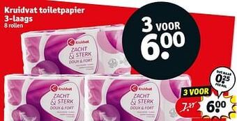 Kruidvat Kruidvat toiletpapier aanbieding