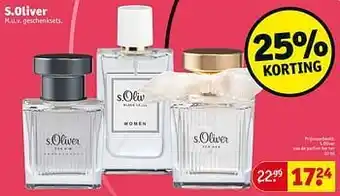 Kruidvat S.oliver eau de parfum for her aanbieding