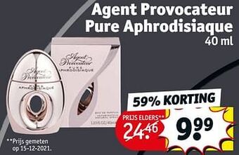 Kruidvat Agent provocateur pure aphrodisiaque aanbieding