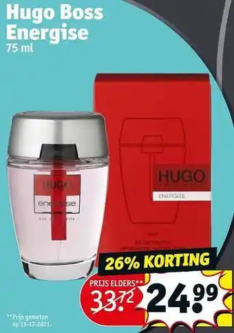 Kruidvat Hugo boss energise edt aanbieding