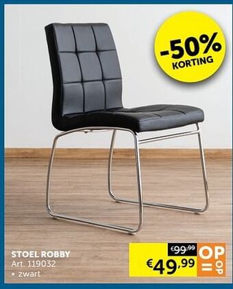 Zelfbouwmarkt Stoel robby aanbieding
