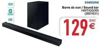 Cora Samsung barre de son - sound bar hwt420-xn aanbieding