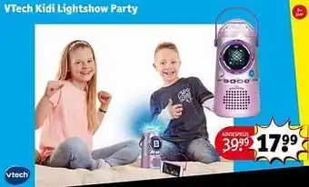 Kruidvat Vtech kidi lightshow party aanbieding