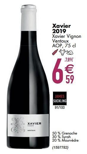 Cora Xavier 2019 xavier vignon ventoux aop aanbieding