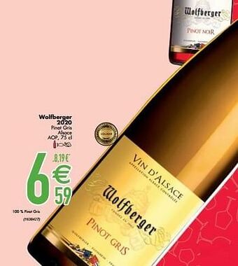 Cora Wolfberger 2020 pinot gris alsace aop aanbieding