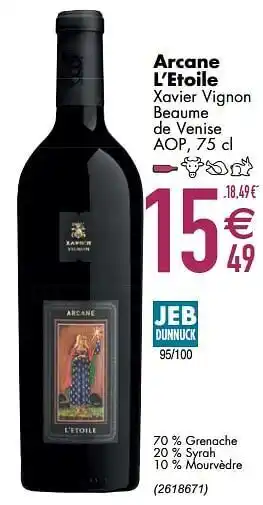 Cora Arcane l’etoile xavier vignon beaume de venise aop aanbieding