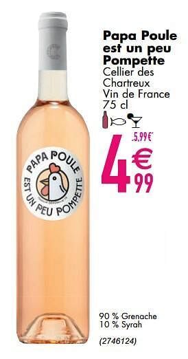 Cora Papa poule est un peu pompette cellier des chartreux vin de france aanbieding
