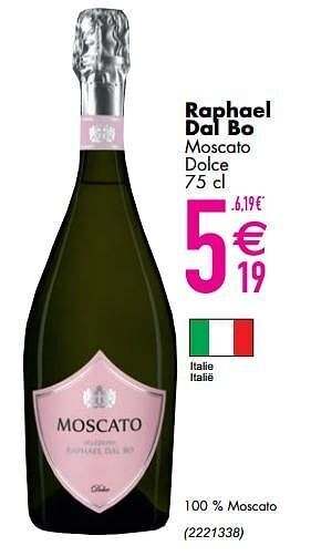 Cora Raphael dal bo moscato dolce aanbieding