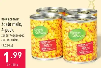 King's Crown Zoete maїs 4*165g