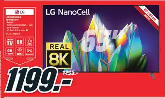 MediaMarkt LG G5NAN0956LA 65" UHD 8K TV aanbieding